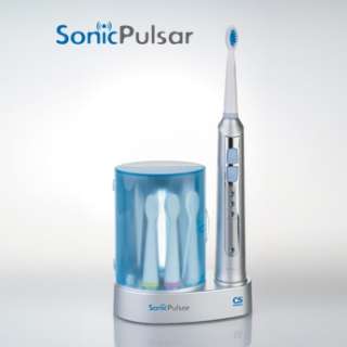 Звуковая зубная щетка SonicPulsar CS-233-UV с зарядным устройством и ультрафиолетовым дезинфектором