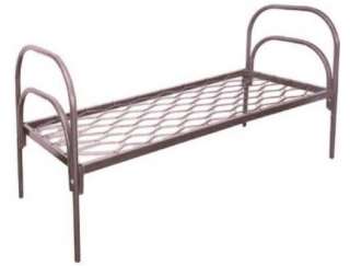 Металлическая одноместная кровать купить оптом не дорого