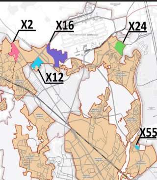 Земельные участки площадью от 1 до 95 га в Химках, Московская область
