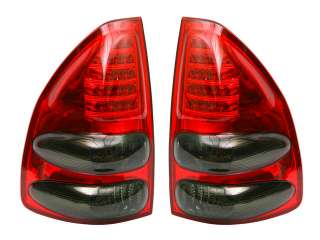 Toyota Prado 120 фонари тюнинг красные тонировка диодные MMCEE-212-19G5-RD для прадо 120