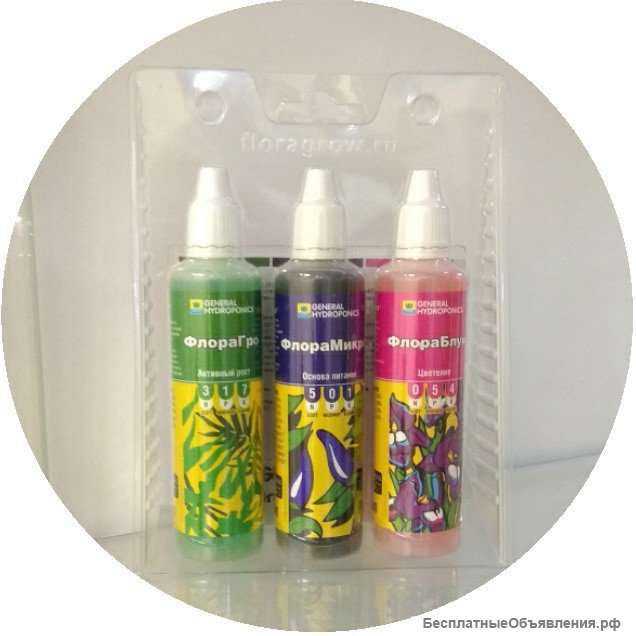 Набор удобрений Flora Series GHE 60 ml