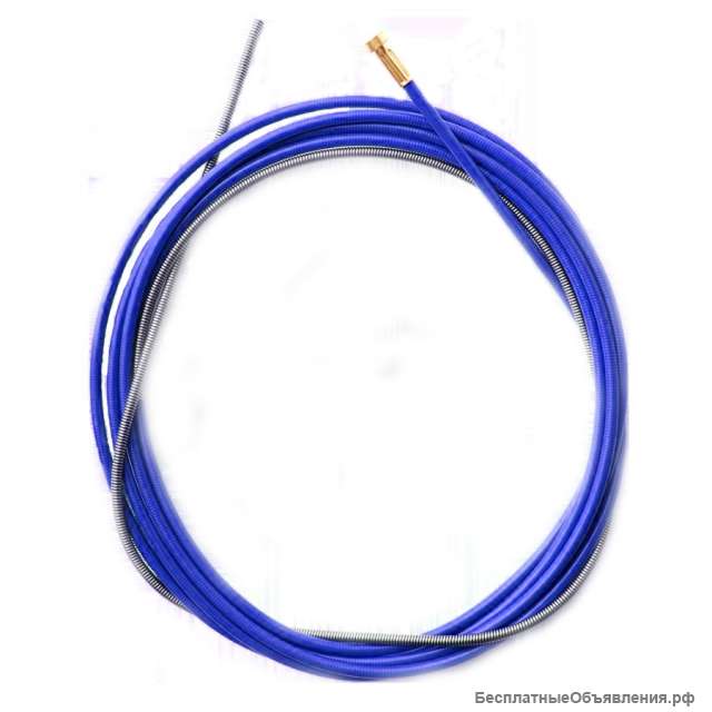 Спираль подающая 3, 5м синяя для рукава горелки полуавтомата