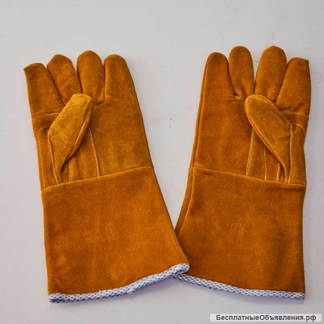 Краги спилковые SMP technik (коричневые)