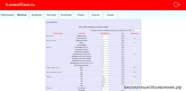 Разработка Интернет-сервиса расчета стоимости заказа