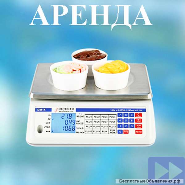 Прокат весов торговых