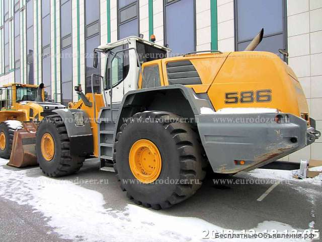 Фронтальный погрузчик LIEBHERR L586, 2015 г., 6 м3
