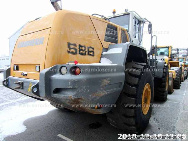 Фронтальный погрузчик LIEBHERR L586, 2015 г., 6 м3