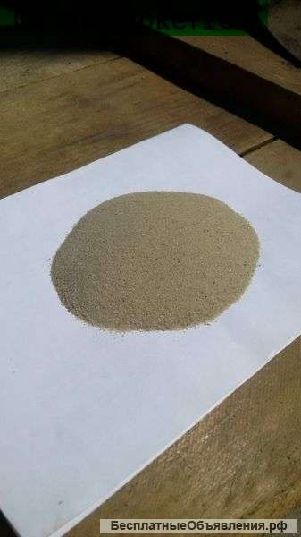 Кварцевый песок Сухой фракция 0,3-0,6-1,2