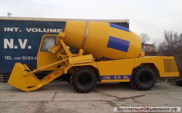 Бетоносмеситель с самозагрузкой CARMIX 5.5XL