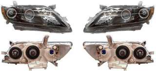 Toyota camry v40 фара фары тюнинг черные линзы комплект MMCPF-EE-212-11Q6-BL камри 40