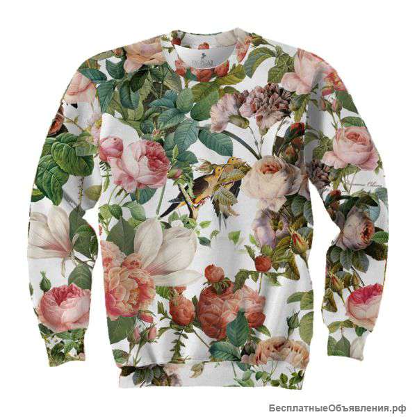 Толстовки с цифровой печати на натуральной ткани