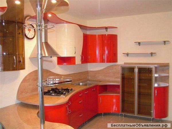 Устанавливаем кухонную и корпусную мебель