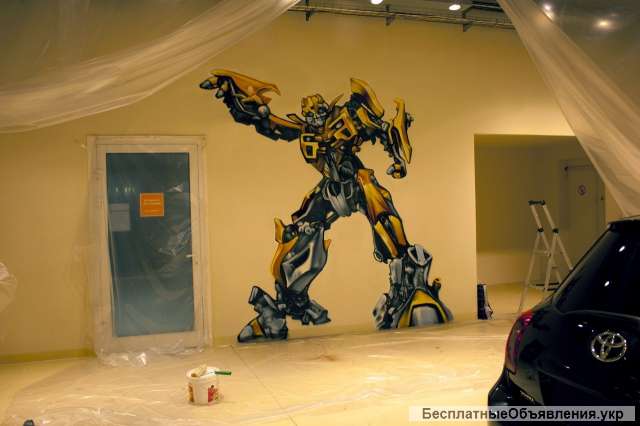 Роспись стен, Стрит-арт, Граффити, Интерьер и экстерьер помещения