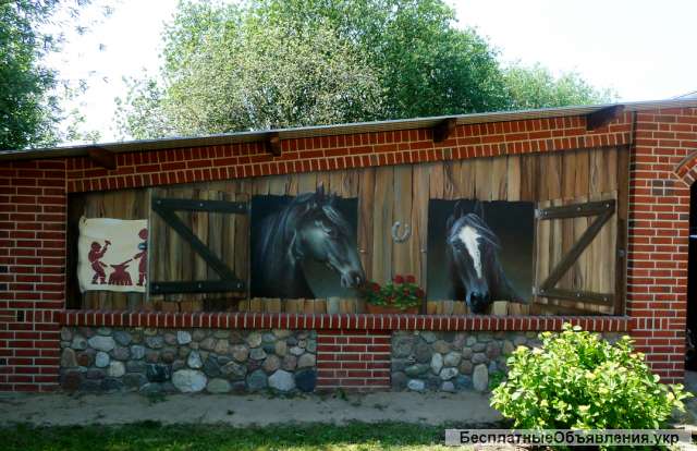 Граффити оформление. Роспись стен. Интерьер и Дизайн. Реклама.