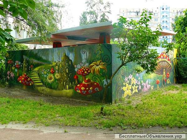 Граффити, Художественное оформление, Каллиграфия, Трафарет (Реклама), Лого