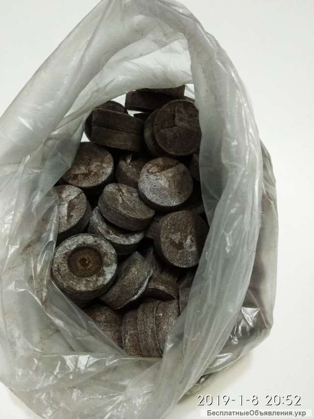 Торфяная таблетка Jiffy-7 (Джиффи) для рассады, Ø24мм