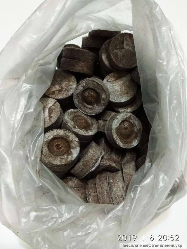 Торфяная таблетка Jiffy-7 (Джиффи) для рассады, Ø24мм