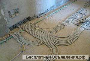Замена и монтаж электропроводки и др. электромонтажные работы