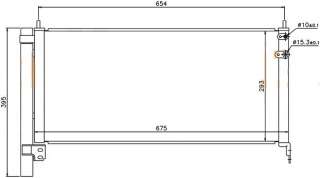 Toyota Prius 10- Радиатор кондиционера 8846047150 для Приус
