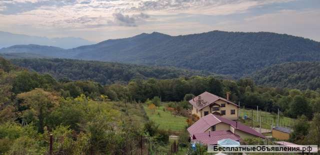 Участок с видом на Красную поляну и море