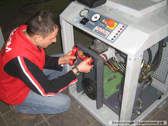 Ремонт о обслуживание компрессоров и компрессорного оборудования, ТО и комплектующие к ним