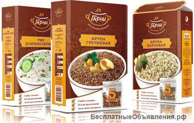 Бакалейные изделия оптом от производителя