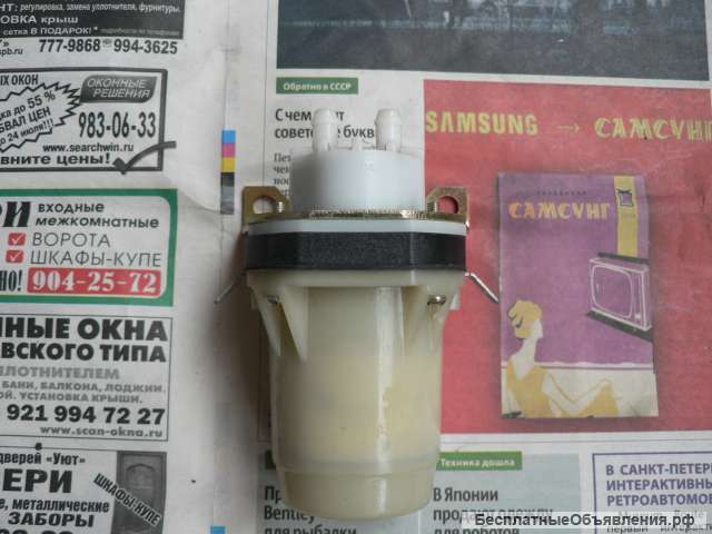 Новый насос омывателя стекол и фар а/м Ваз 2108