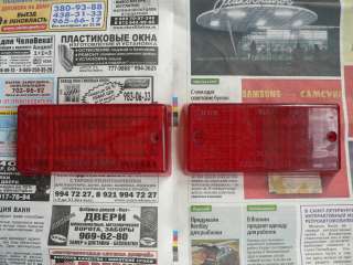 Новые красные стекла фонарей