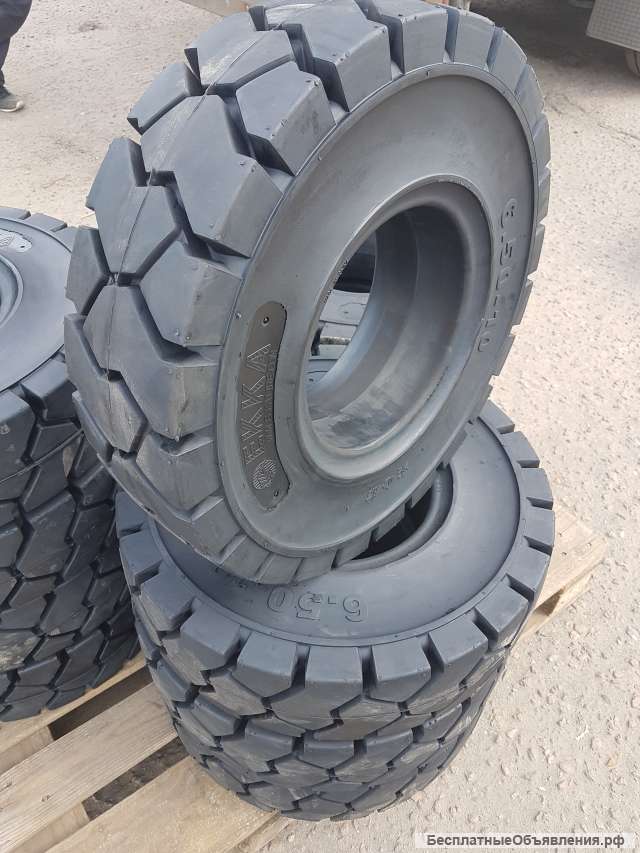 Шины цельнолитые для вилочных погрузчиков