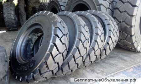 Шины цельнолитые для вилочных погрузчиков