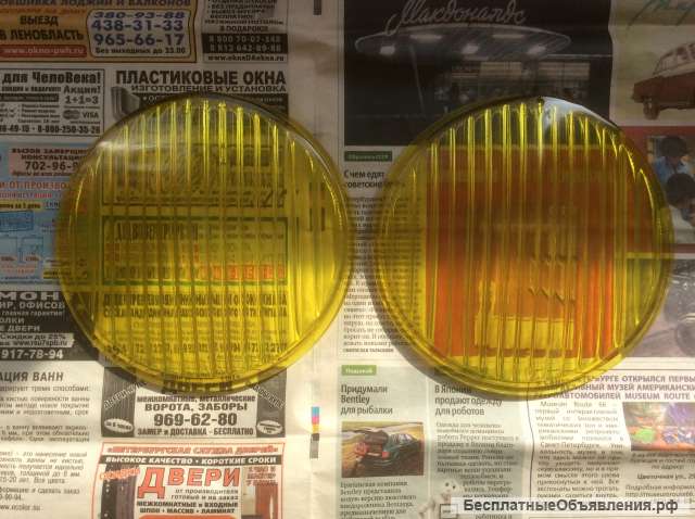 Новые стекла противотуманных фар