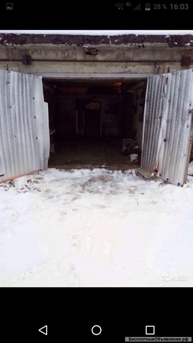 Утепленный гараж кирпичный от собственника
