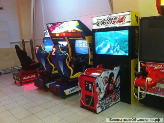 Sega и Namco, развлекательные автоматы б/у