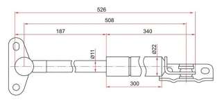 Lexus RX 300 Амортизатор крышки багажника TOYOTA HARRIER RX300 левый 68960-49015, 68960-49016 правый