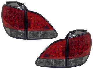 Lexus RX 300 фонари тюнинг красно белые диодные HARRIER MMC-SN-312-1307-RD для лексус