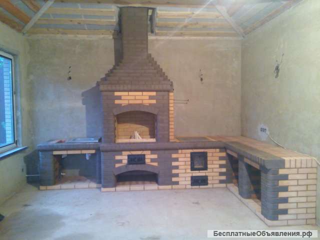 Камины, печи, барбекю