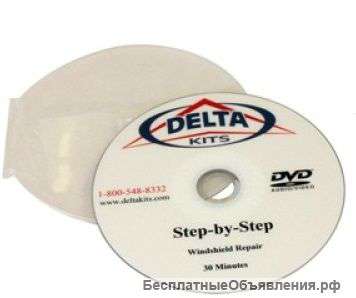 Диск с обучающим фильмом ремонт стекол DK