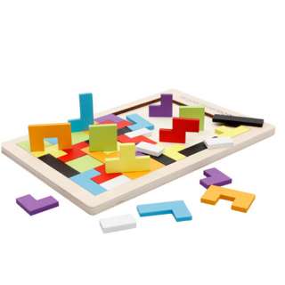 Деревянный планшет-пазл "Tetris"