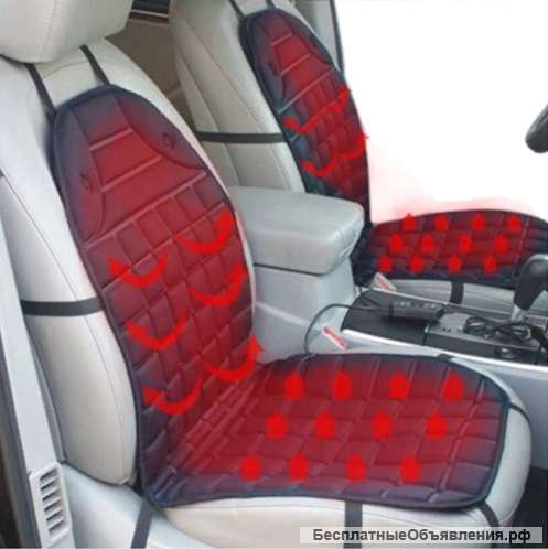 Чехол накидка для автомобильного сиденья с подогревом