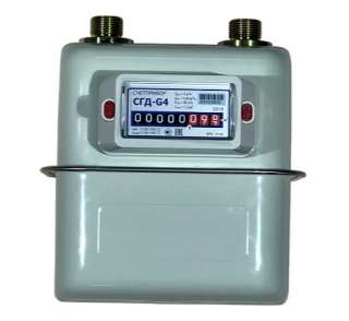 Счетчик газа СГД G-4 левый 3/4" Орел