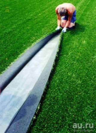 Укладка искусственного газона