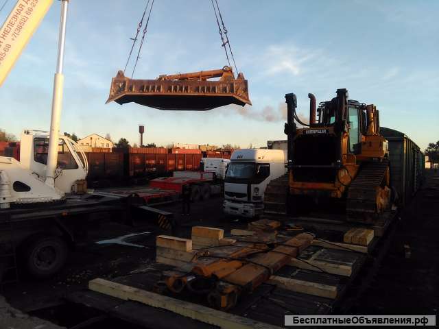 Погрузо-разгрузочные работы на железнодорожных станциях Крымской ж. д.