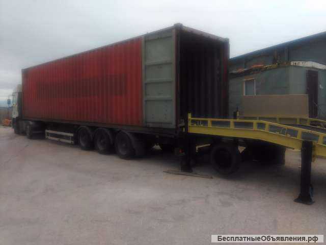 Погрузо-разгрузочные работы на железнодорожных станциях Крымской ж. д.