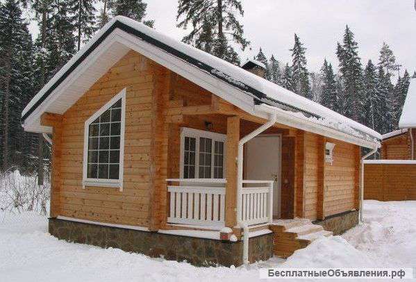 Дома, бани, бытовки из профилированного бруса