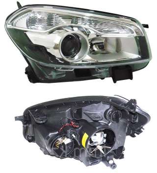 Nissan Qashqai 10- Фара под ксенон левая 26060BR60A правая 26010BR60A для Кашкай