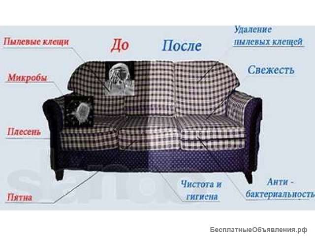 Химчистка мягкой мебели на дому в Саратове