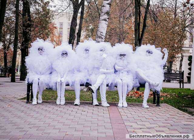 Светящиеся фьеки - пушистики на мероприятие