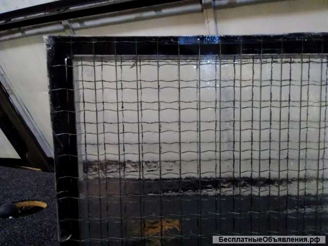 Стеклопакеты из армированного стекла, производство