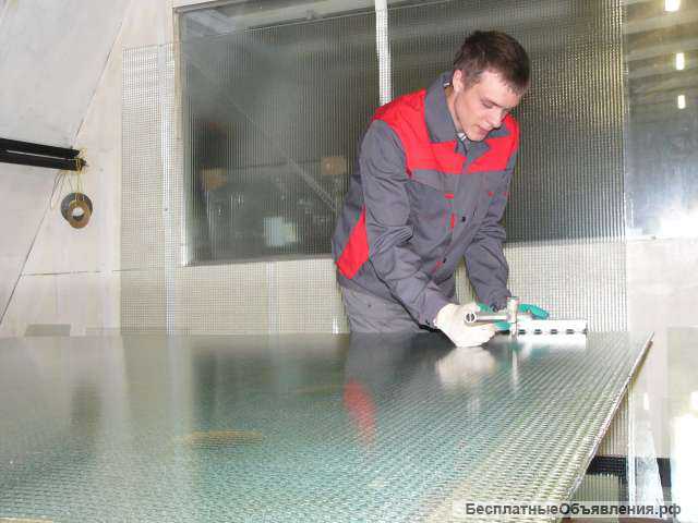 Стеклопакеты из армированного стекла, производство