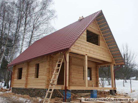 Срубы домов, бань
